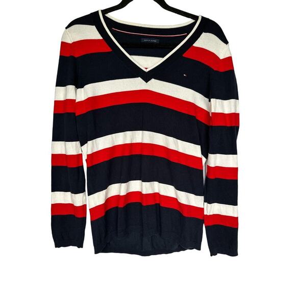 Tommy Hilfiger Women’s Stripe Sweater Size M - Picture 1 of 6